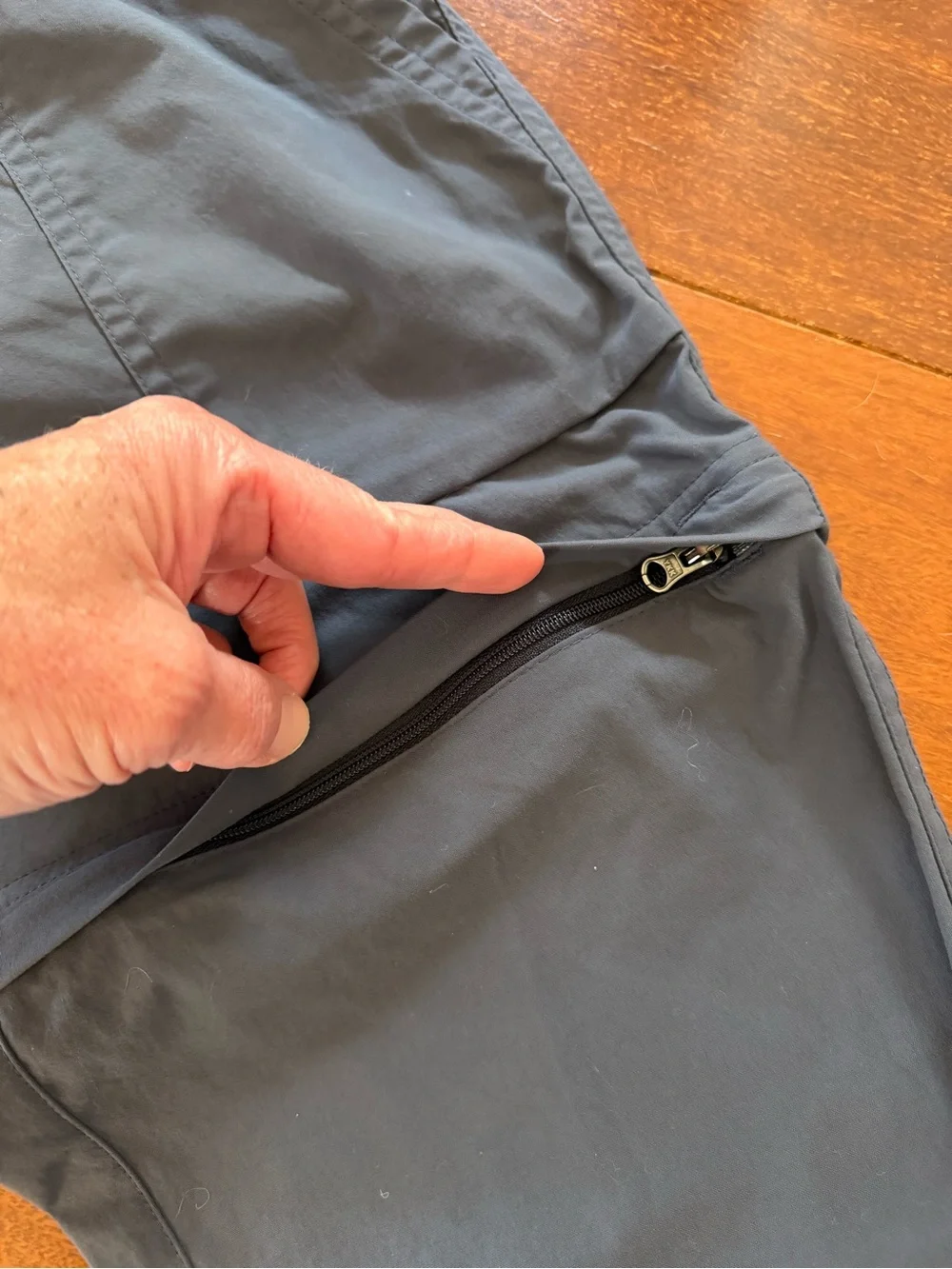 REI Kids Cargo Pants — Charcoal Gray Elastic Waist